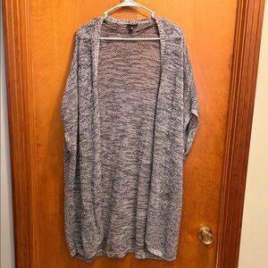 Torrid Heathered Gray Open-Front Cardigan
